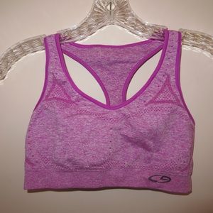 magenta sports bra